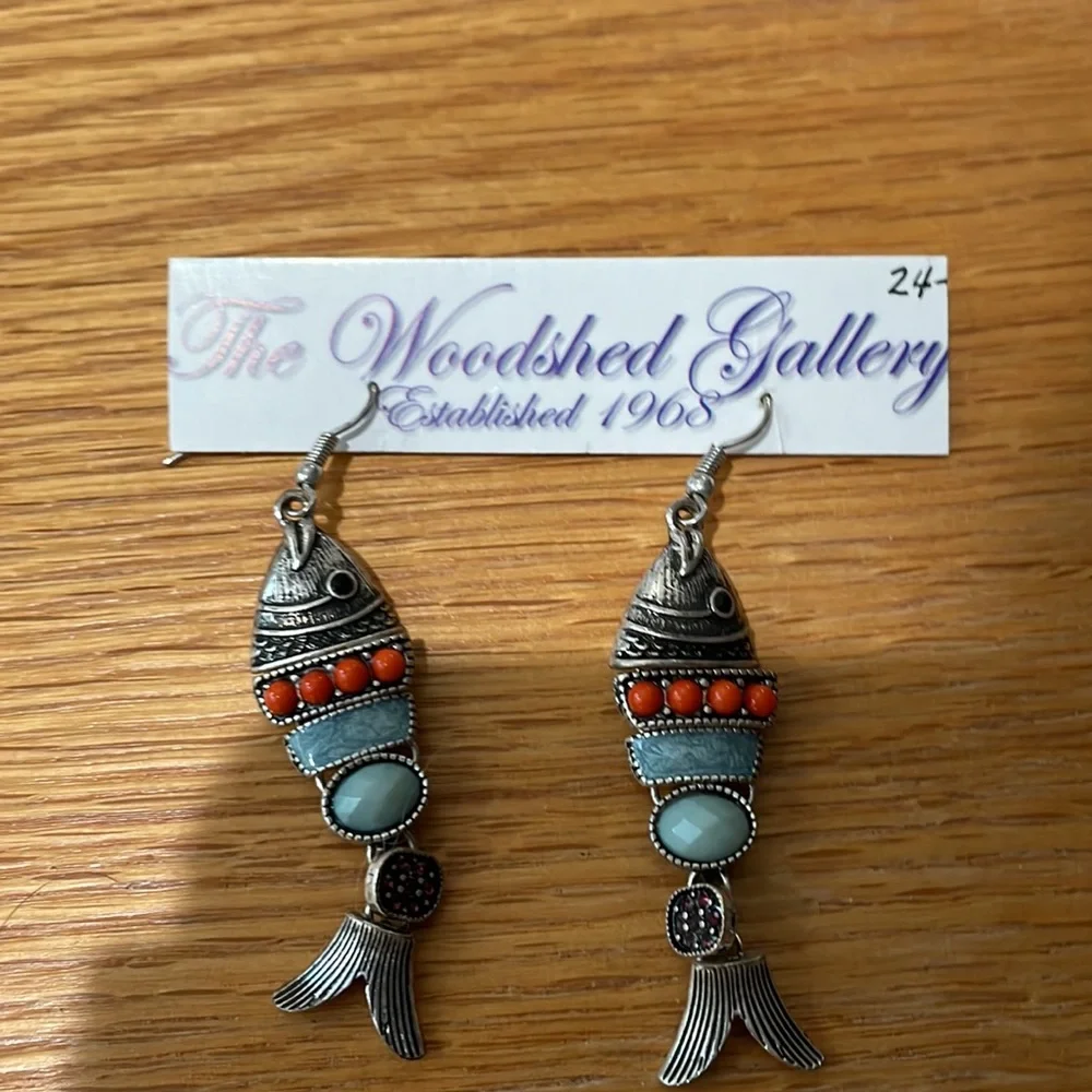 Fish earrings - Picture 2 of 4